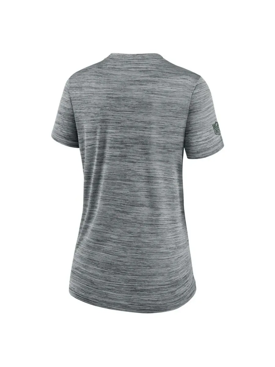 Nike Женская серая футболка Green Bay Packers Sideline Velocity Performance — изображение 2 из 3, серый