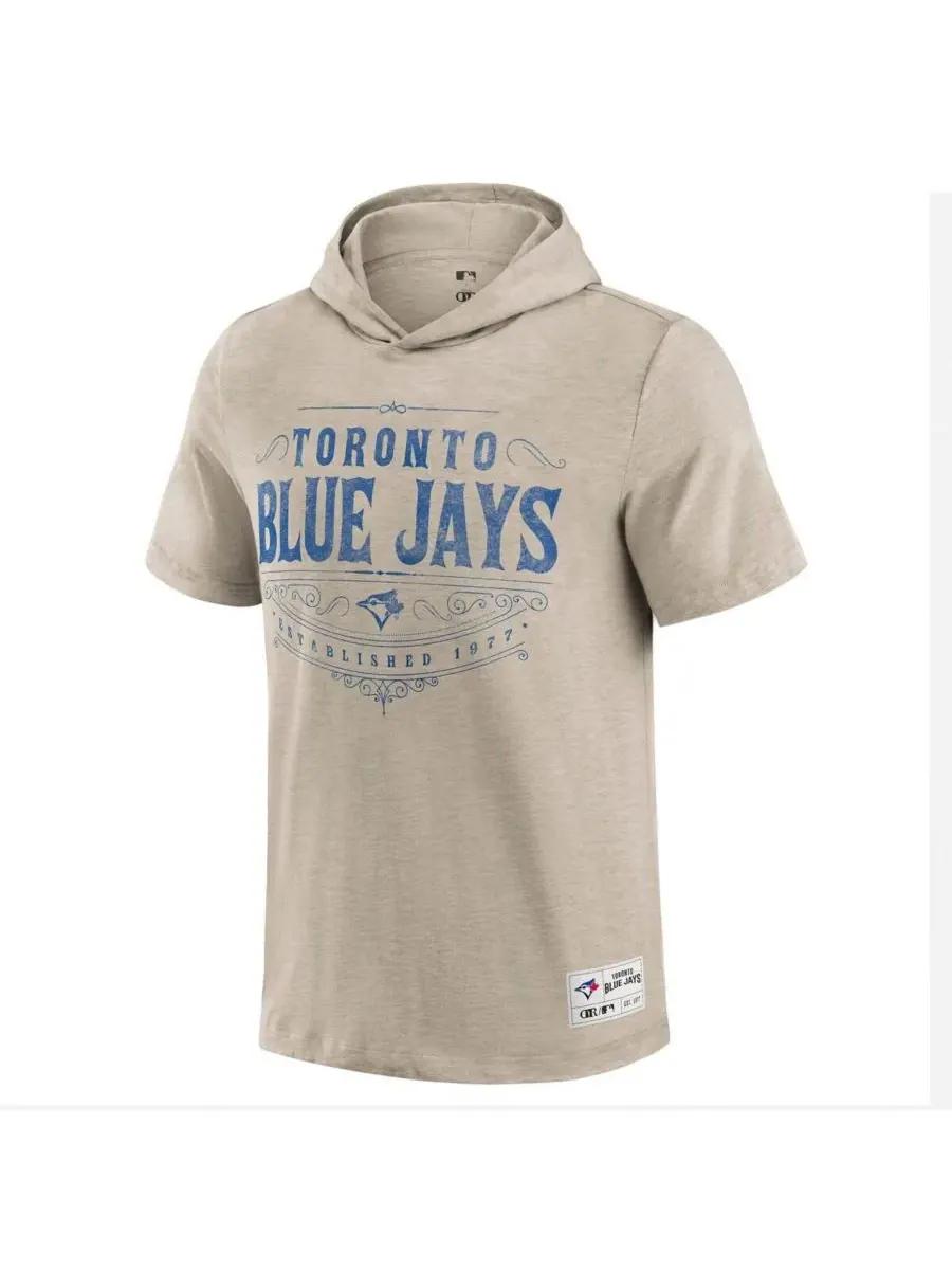 Fanatics Мужская футболка с капюшоном Darius Rucker Collection цвета хаки с символикой команды — изображение 2 из 3, бежевый