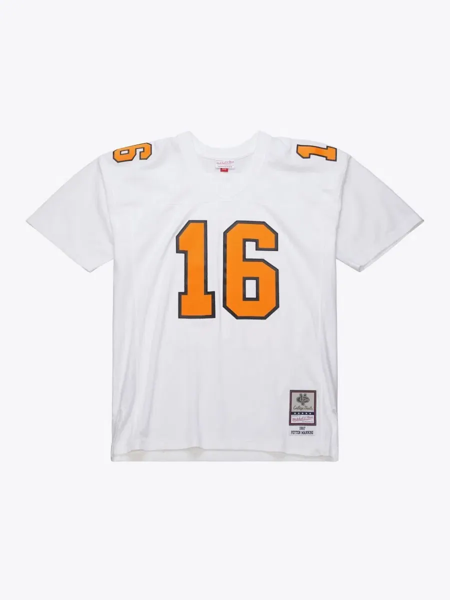 Мужская футболка с V-образным вырезом Peyton Manning White Tennessee Volunteers 1997 Legacy Replica — изображение 1 из 2