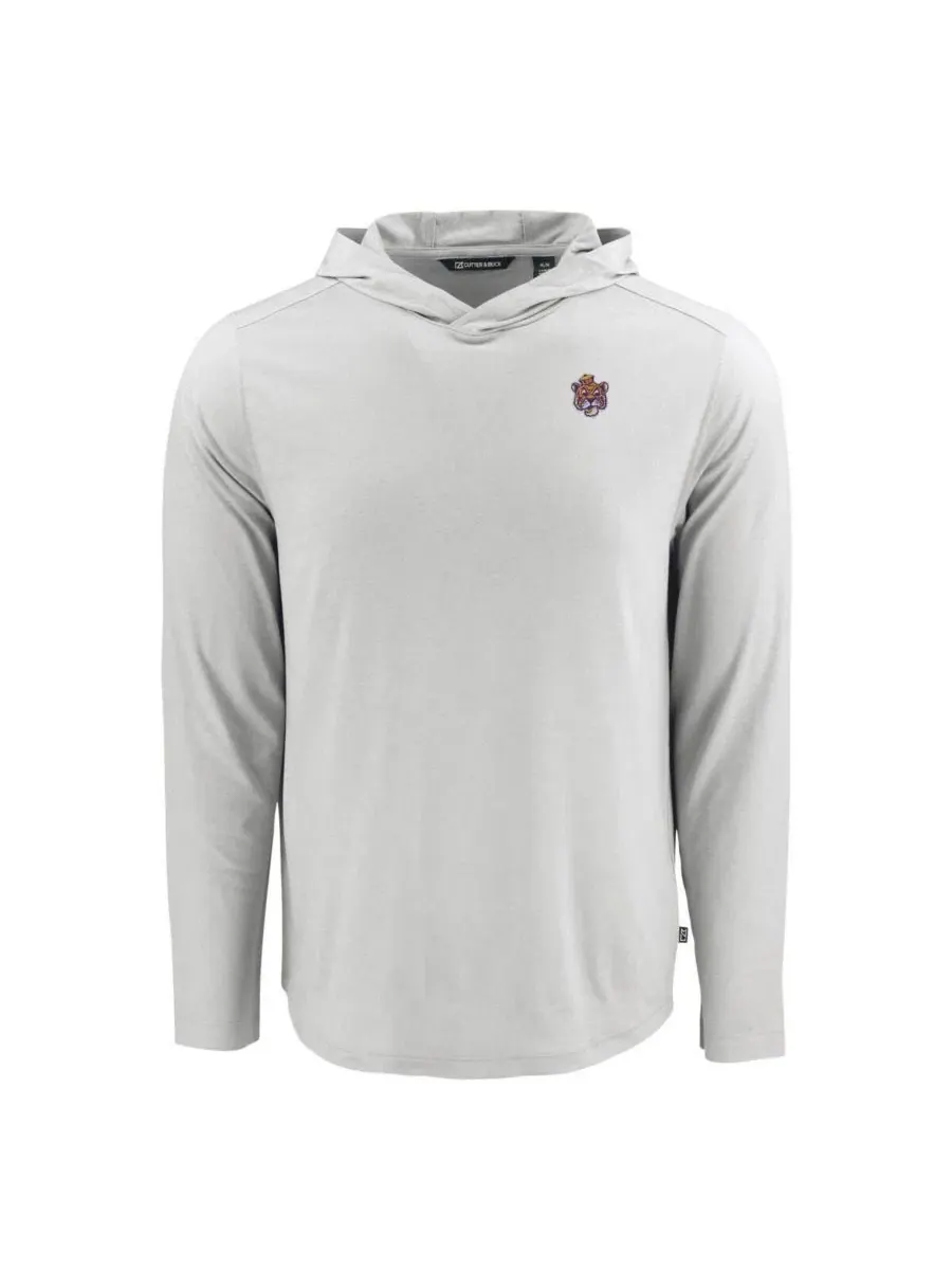 Худи с длинным рукавом и капюшоном Cutter & Buck Coastline Epic Comfort Eco — изображение 2 из 3, серый