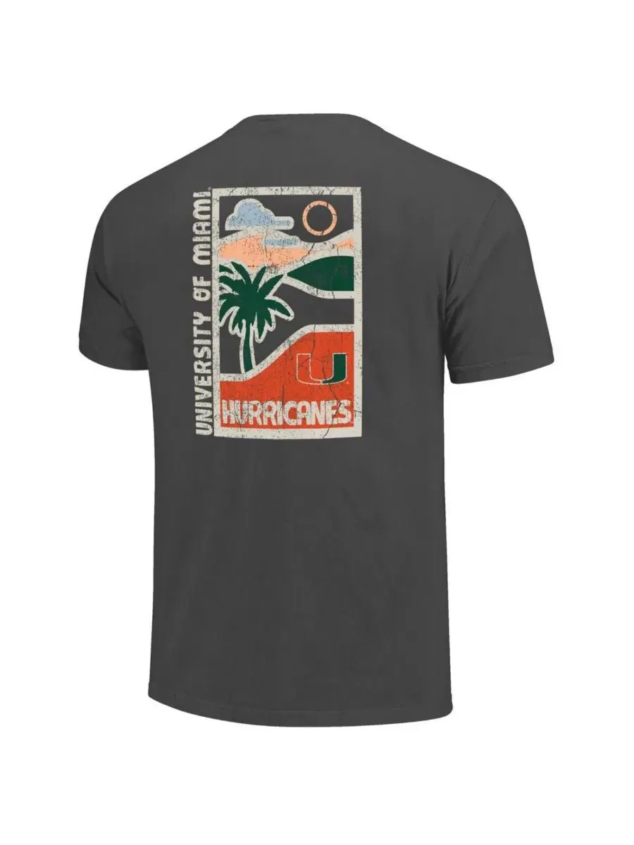 Футболка с принтом Minimal Vista Distressed Graphics Image One — изображение 3 из 3, серый