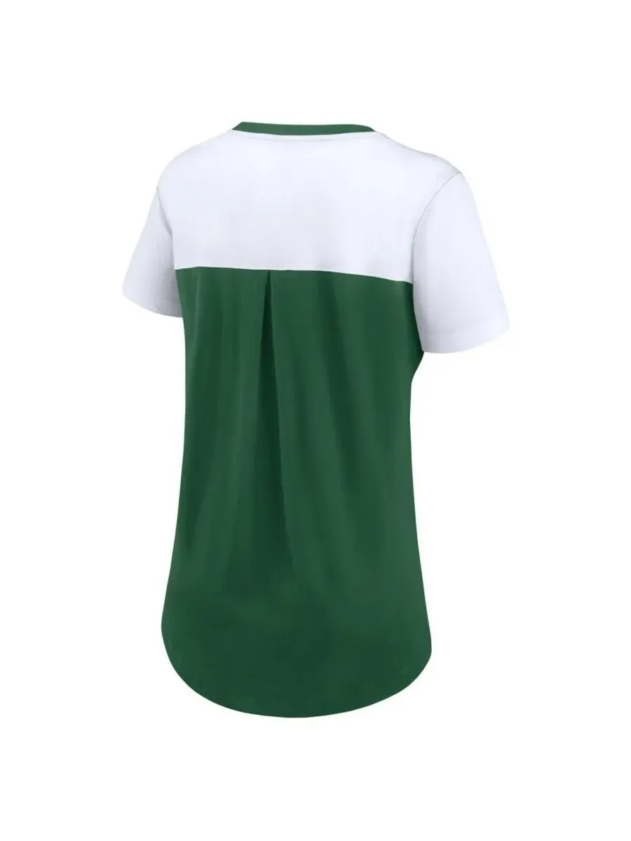 Nike Женская зеленая футболка New York Jets Performance Fashion — изображение 2 из 3, зеленый