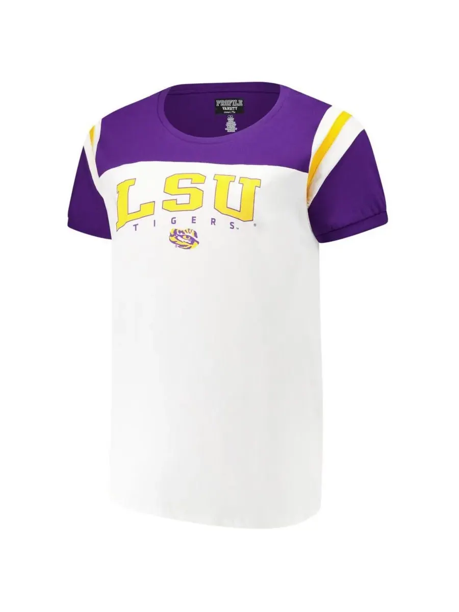 Fanatics Женская белая футболка LSU Tigers больших размеров с символикой команды — изображение 3 из 3, белый