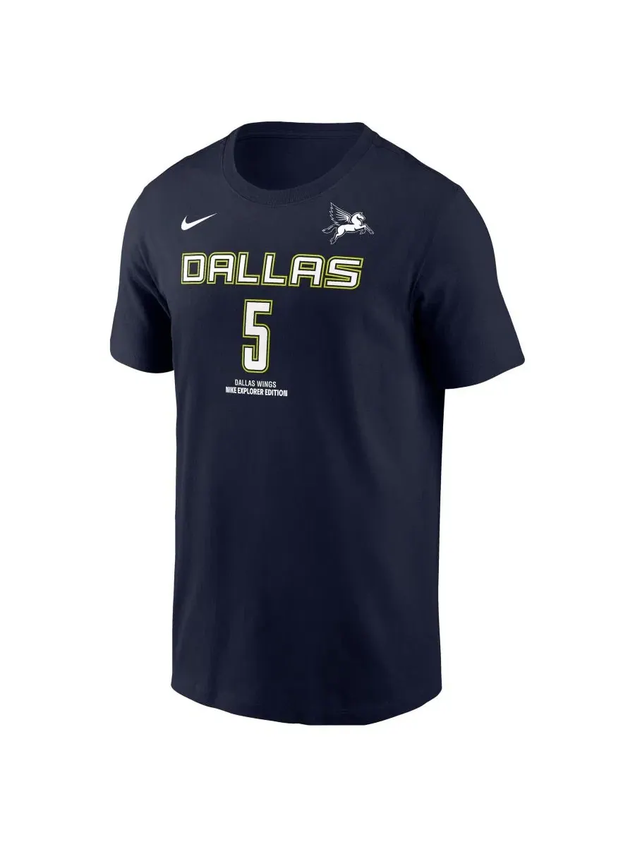 Футболка с длинным рукавом с принтом Paige Bueckers Dallas Wings Name & Number Nike — изображение 2 из 3, темно-синий