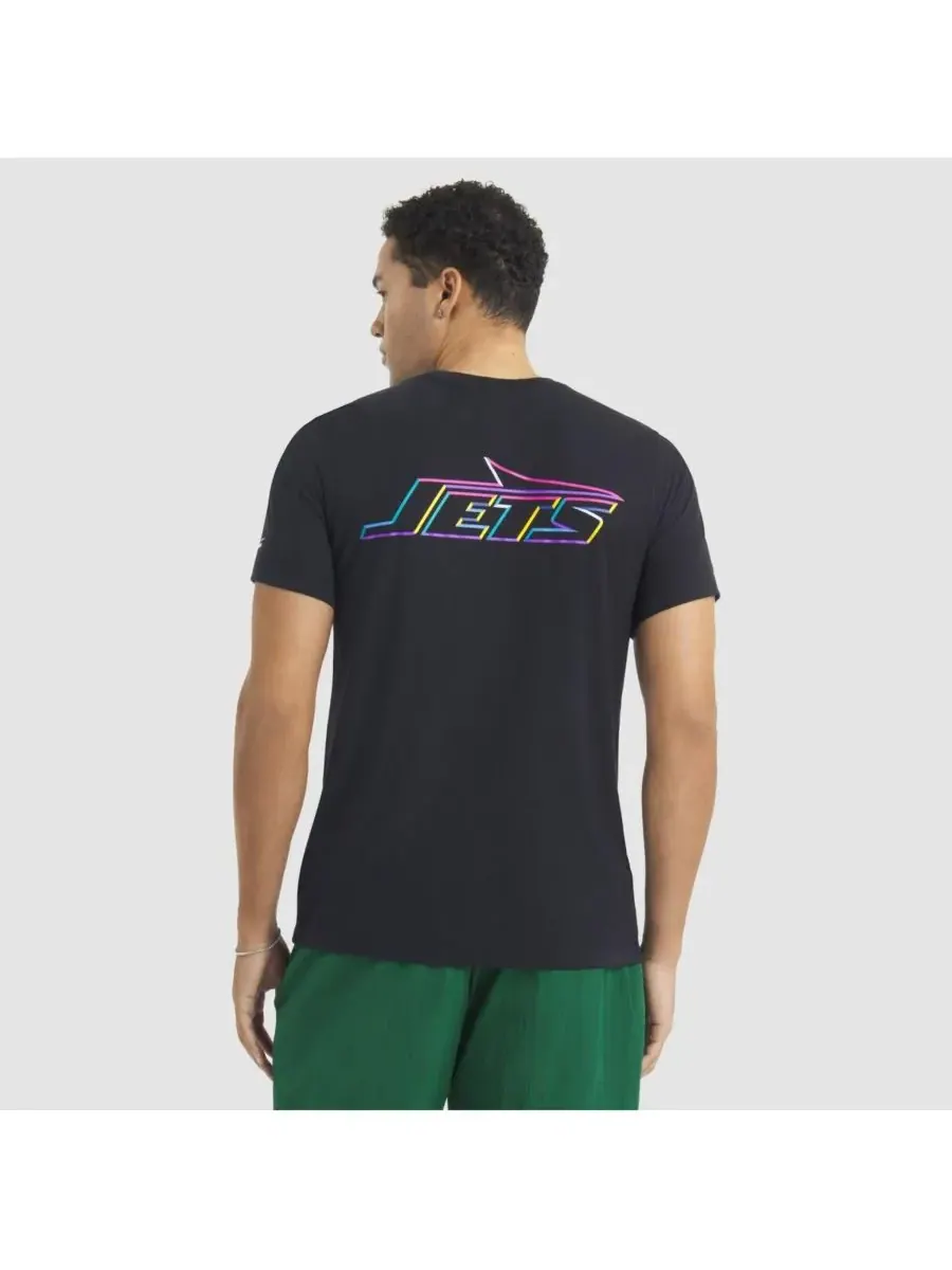 Nike Мужская черная футболка New York Jets 2025 NFL Crucial Catch Tri-Blend Dri-FIT — изображение 2 из 5, черный