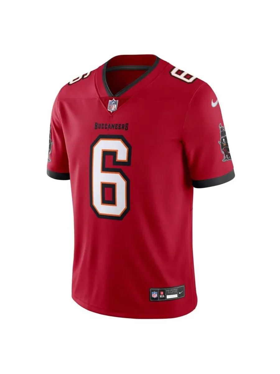 Nike Мужская красная футболка Baker Mayfield Tampa Bay Buccaneers Vapor Untouchable Limited — изображение 2 из 3, красный
