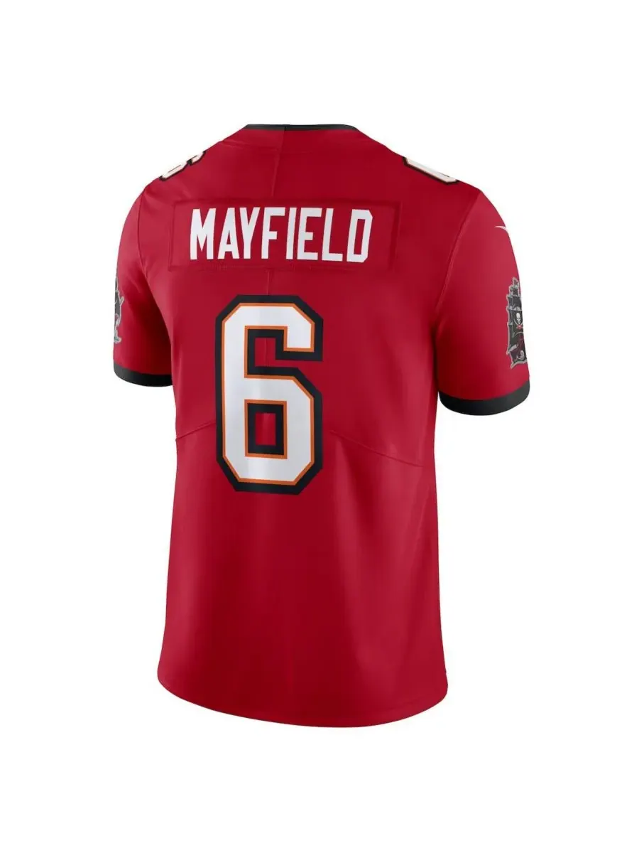 Nike Мужская красная футболка Baker Mayfield Tampa Bay Buccaneers Vapor Untouchable Limited — изображение 3 из 3, красный