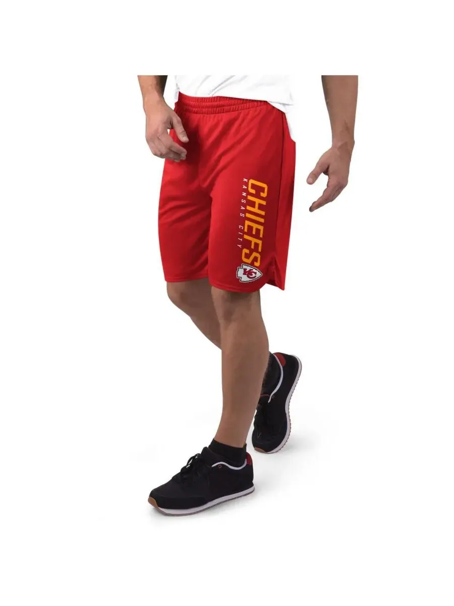 MSX by Michael Strahan Мужские красные сетчатые шорты Kansas City Chiefs — красный