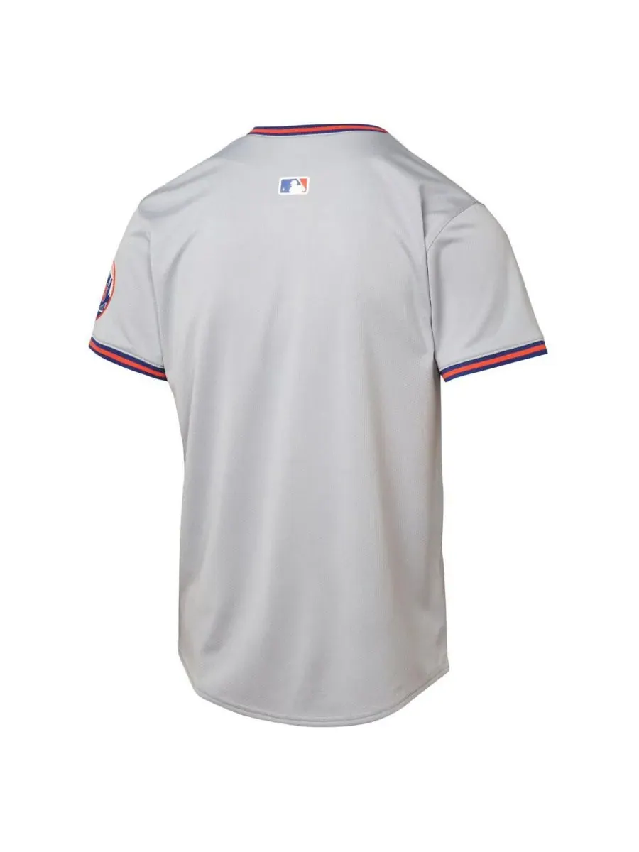Nike Большая серая детская футболка New York Mets Road Limited для мальчиков и девочек — изображение 3 из 3, серый