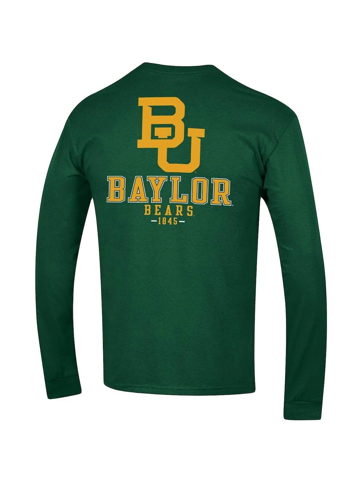 Мужская зеленая футболка с длинным рукавом Baylor Bears Team Stack Champion — изображение 3 из 3, зеленый