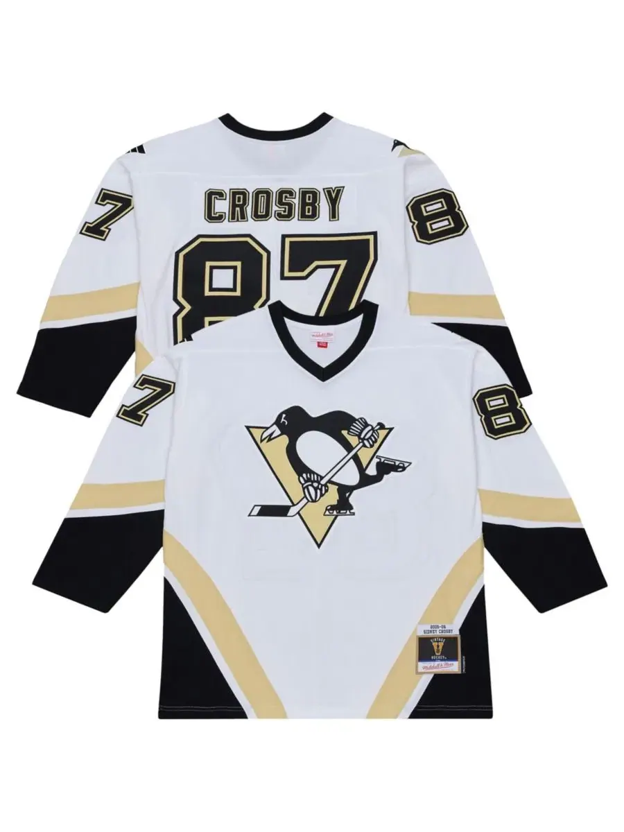 Реплика джерси Sidney Crosby 2005 Power Play Pittsburgh Penguins Mitchell & Ness — изображение 1 из 5, белый