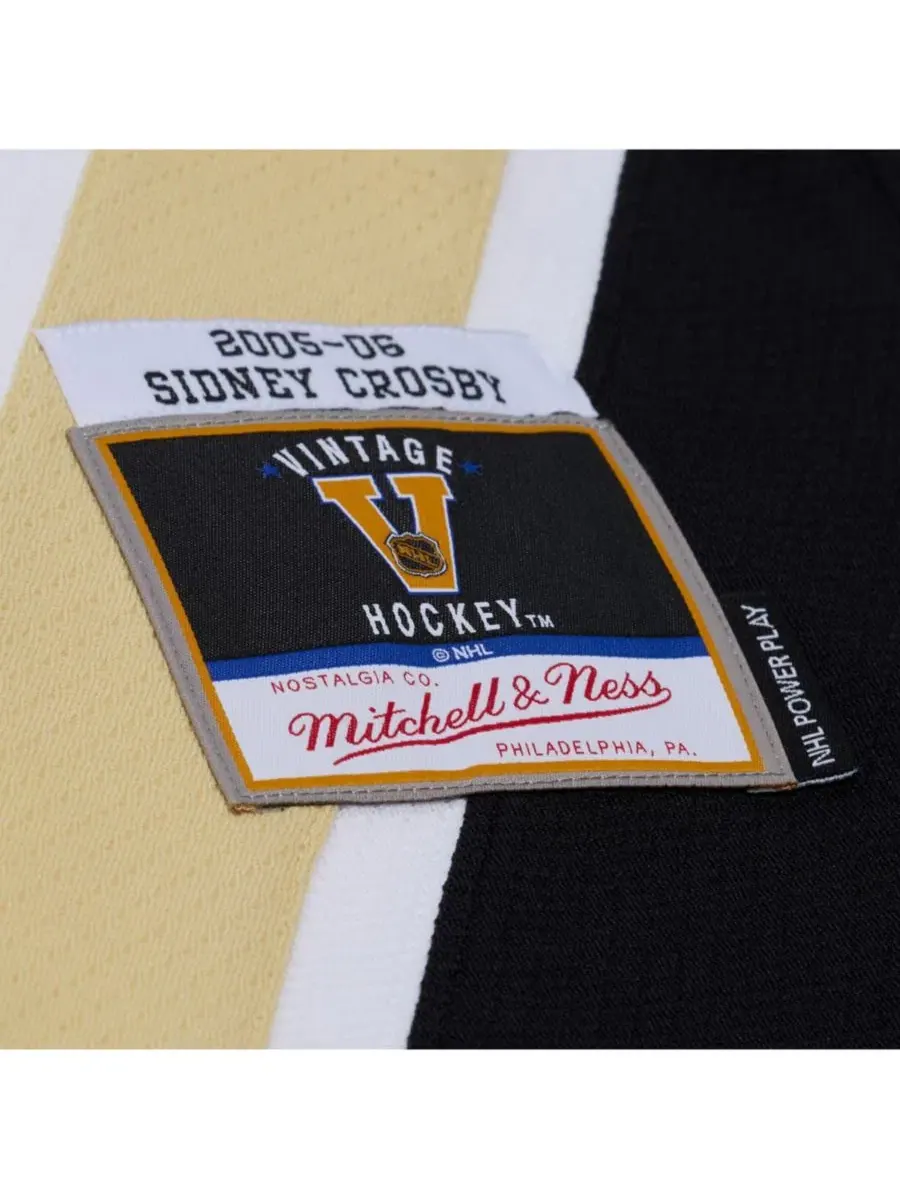 Реплика джерси Sidney Crosby 2005 Power Play Pittsburgh Penguins Mitchell & Ness — изображение 2 из 5, белый