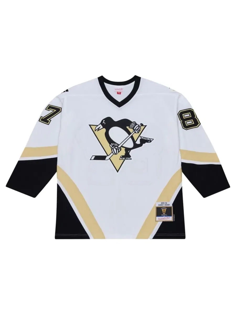 Реплика джерси Sidney Crosby 2005 Power Play Pittsburgh Penguins Mitchell & Ness — изображение 5 из 5, белый