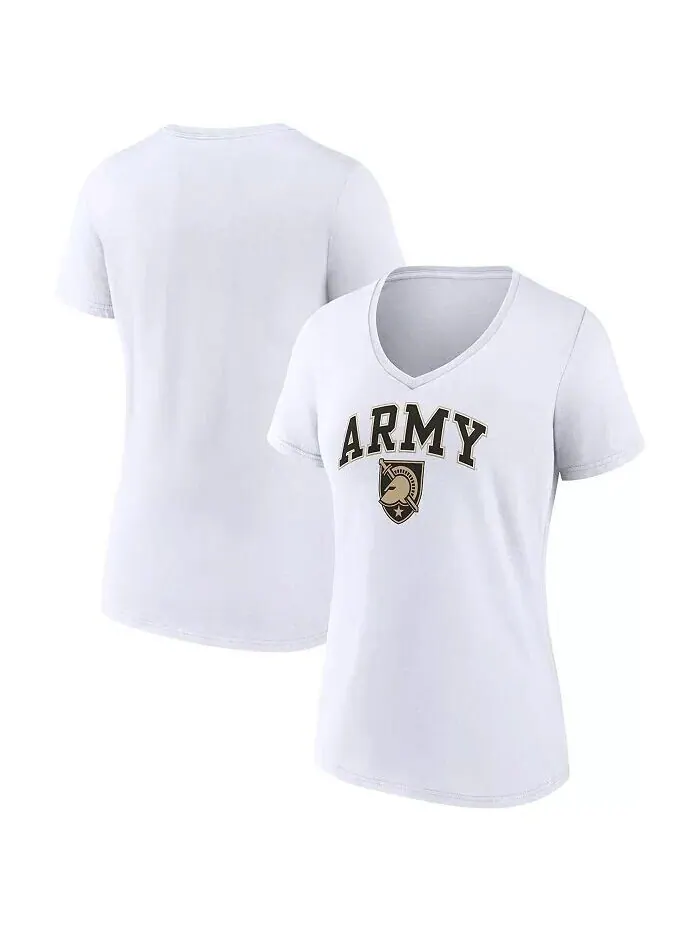 Женская футболка White Army Black Knights Evergreen Campus с v-образным вырезом Fanatics — изображение 1 из 3