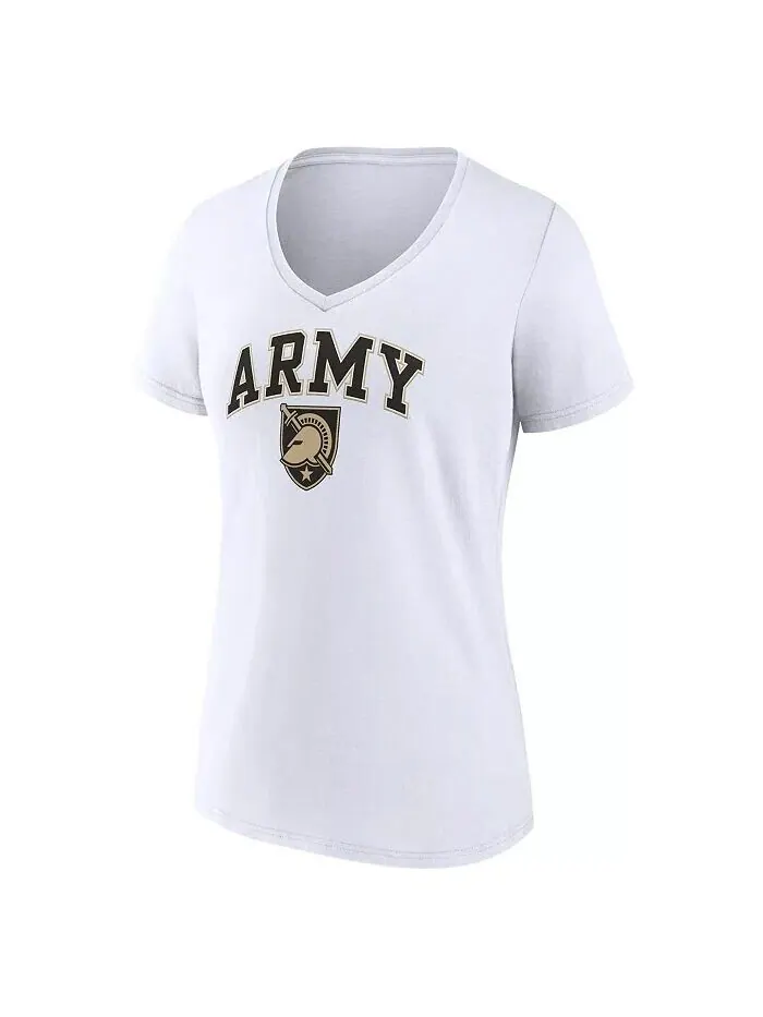 Женская футболка White Army Black Knights Evergreen Campus с v-образным вырезом Fanatics — изображение 2 из 3