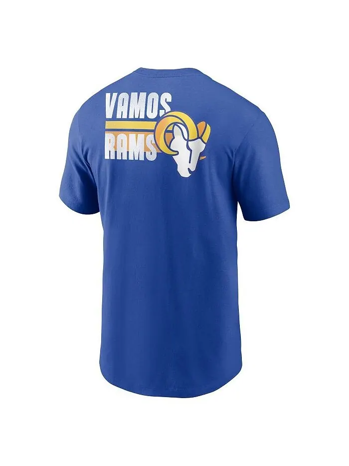 Мужская футболка Royal Los Angeles Rams Blitz Essential Nike — изображение 2 из 3, королевский