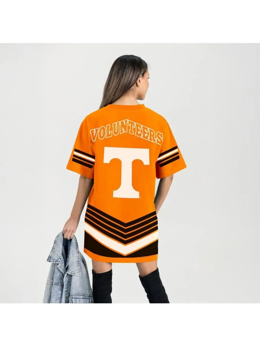 Женское платье Tennessee Volunteers с принтом Gameday Couture — изображение 4 из 4, оранжевый