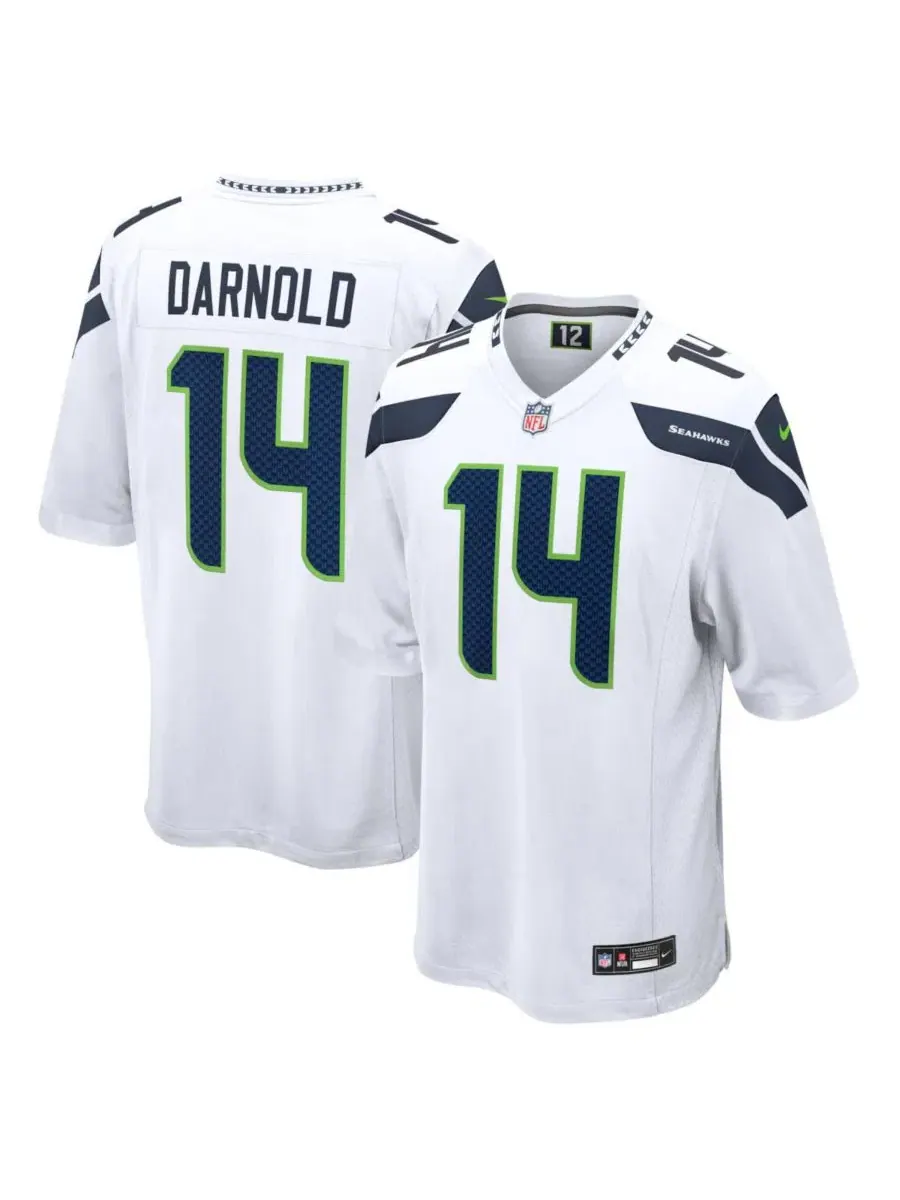 Футболка-джерси Nike White, Sam Darnold, Seattle Seahawks — изображение 1 из 3, белый