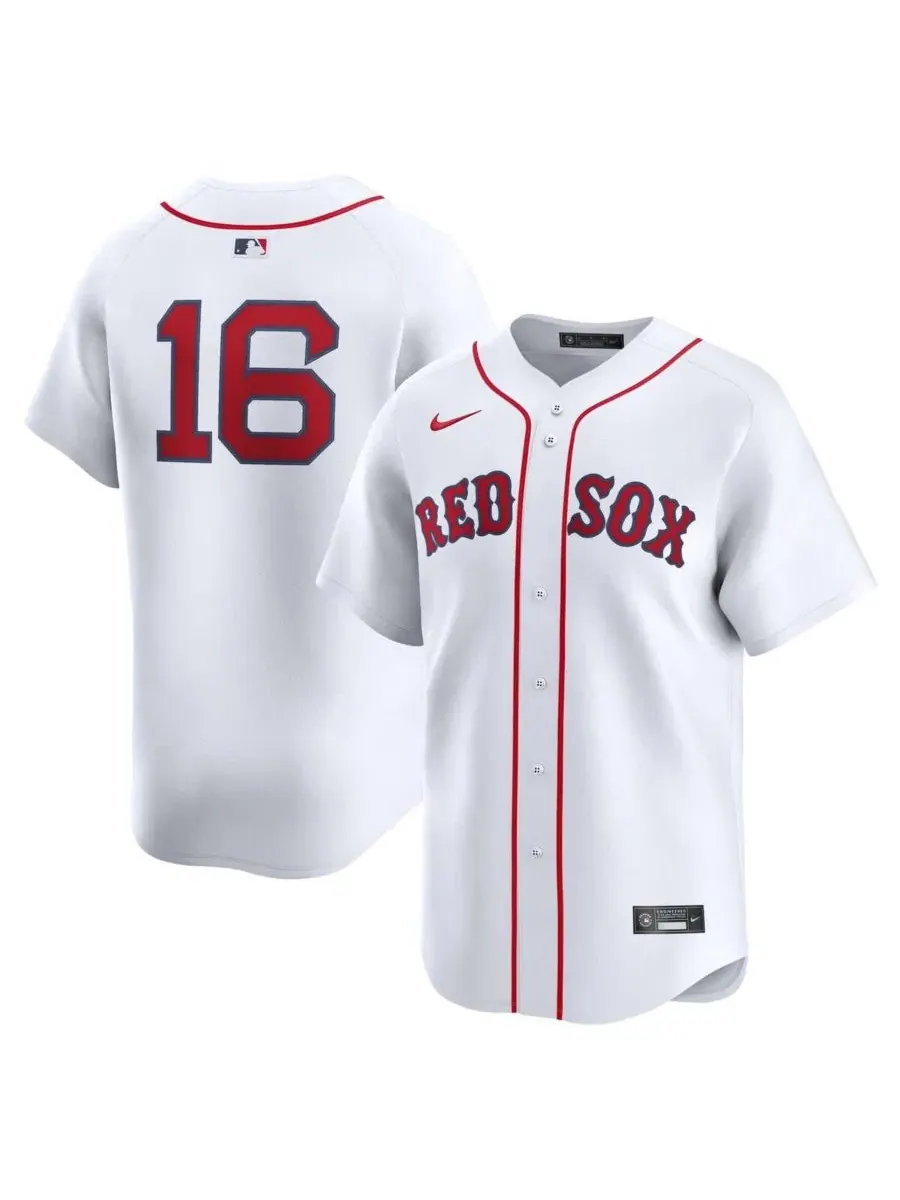 Мужская игровая футболка Jarren Duran White Boston Red Sox Home Limited Player Nike — изображение 1 из 3, белый