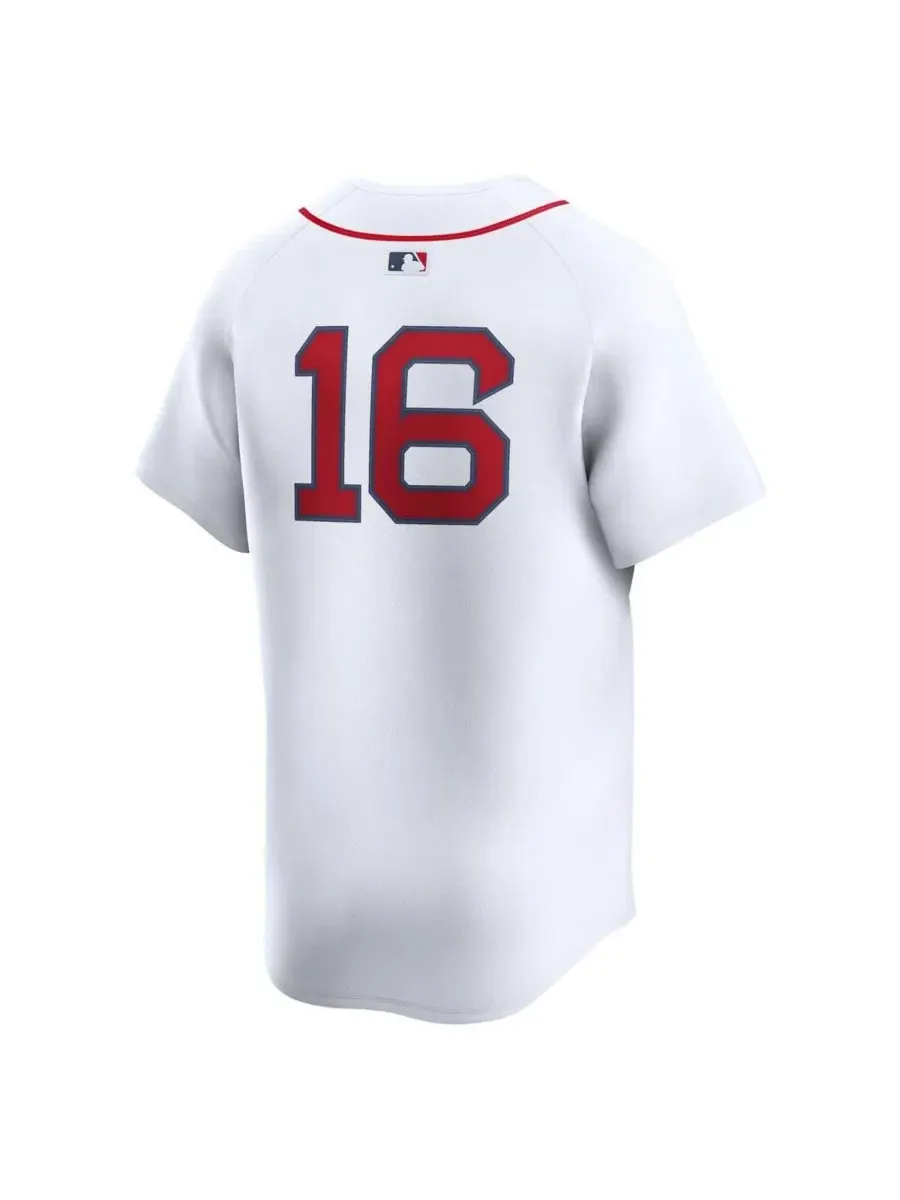 Мужская игровая футболка Jarren Duran White Boston Red Sox Home Limited Player Nike — изображение 3 из 3, белый