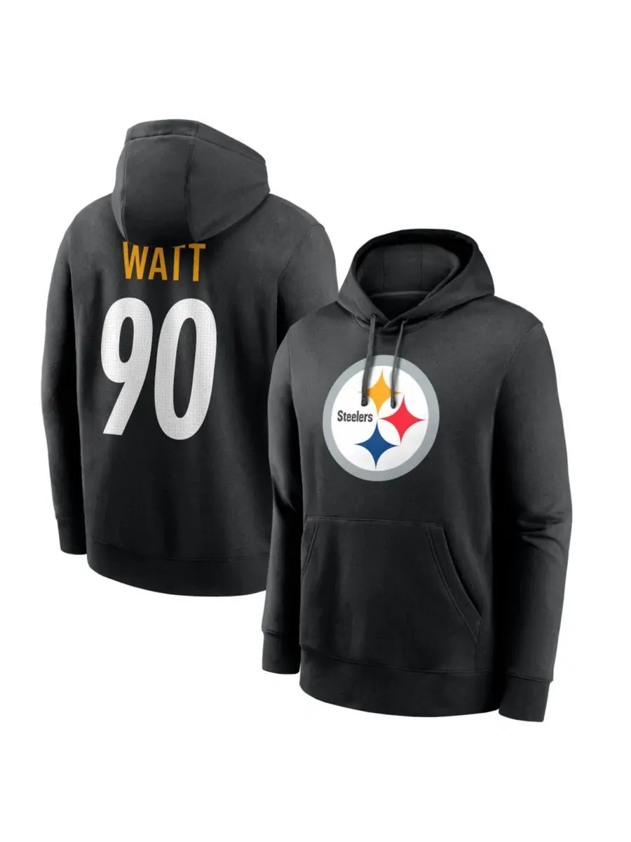Худи Nike с именем и номером T.J. Watt — изображение 1 из 3, черный
