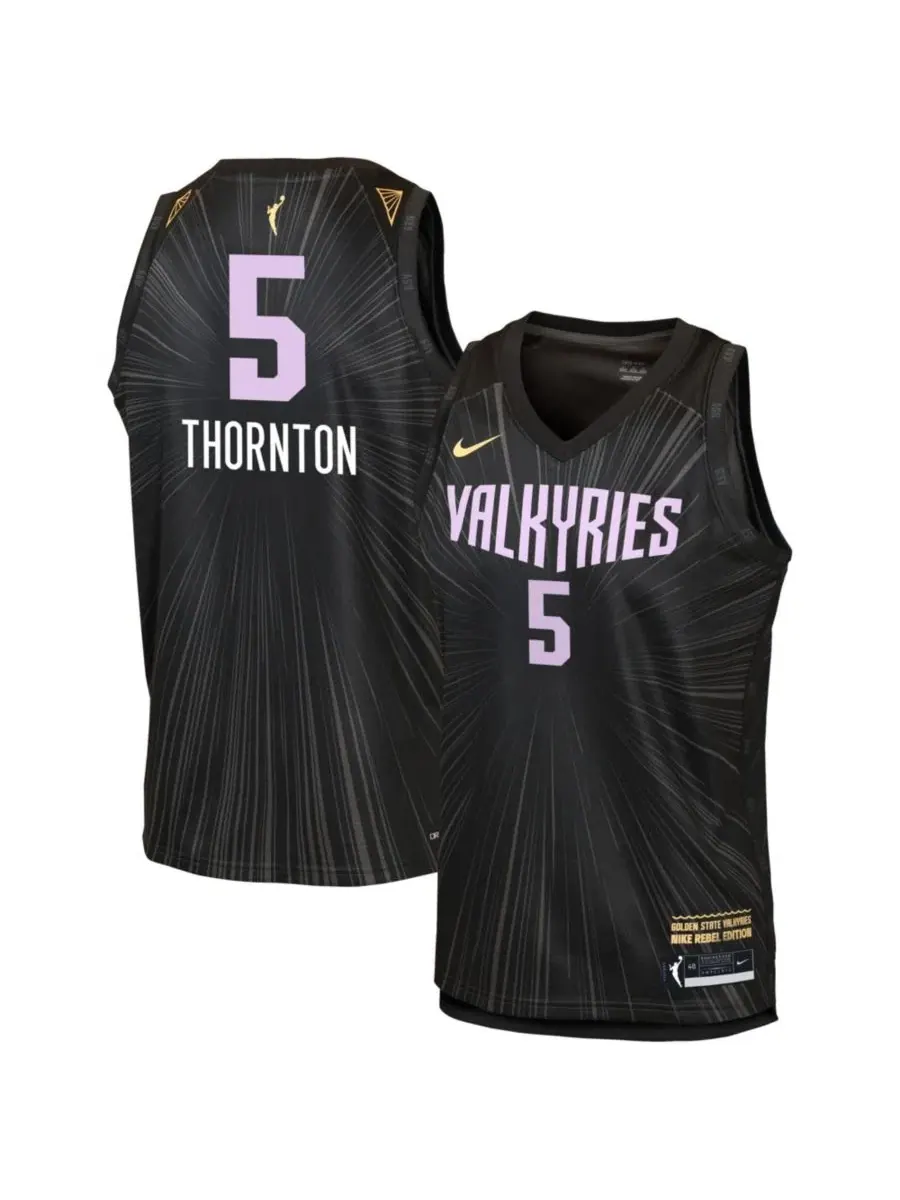 Детская футболка с принтом Kayla Thornton Victory Rebel Edition Nike — изображение 1 из 3, серый