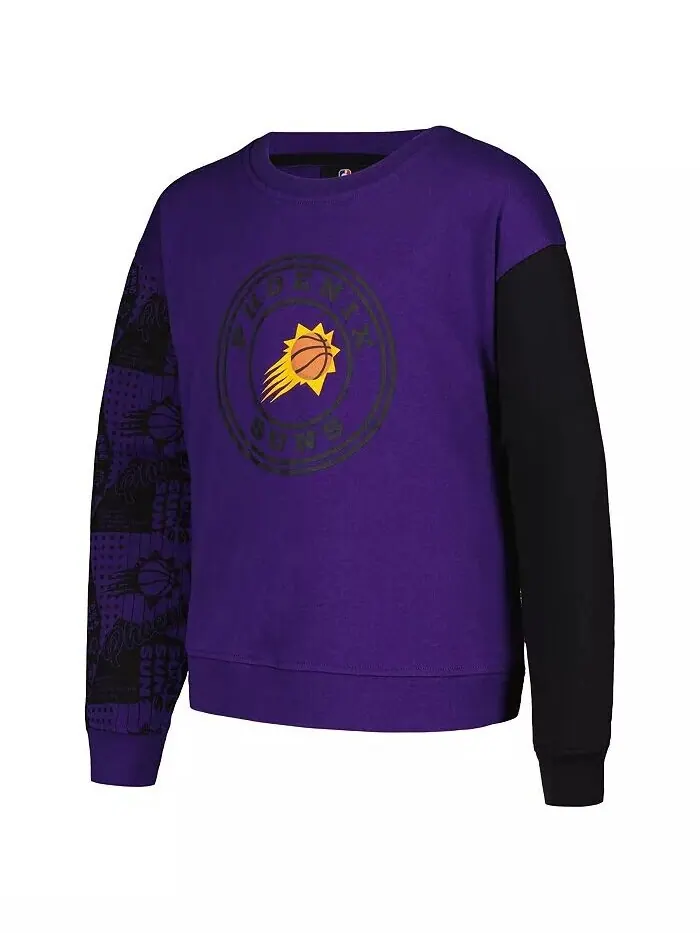 Женская молодежная фиолетовая толстовка Phoenix Suns Trifecta Pullover Outerstuff — изображение 2 из 3