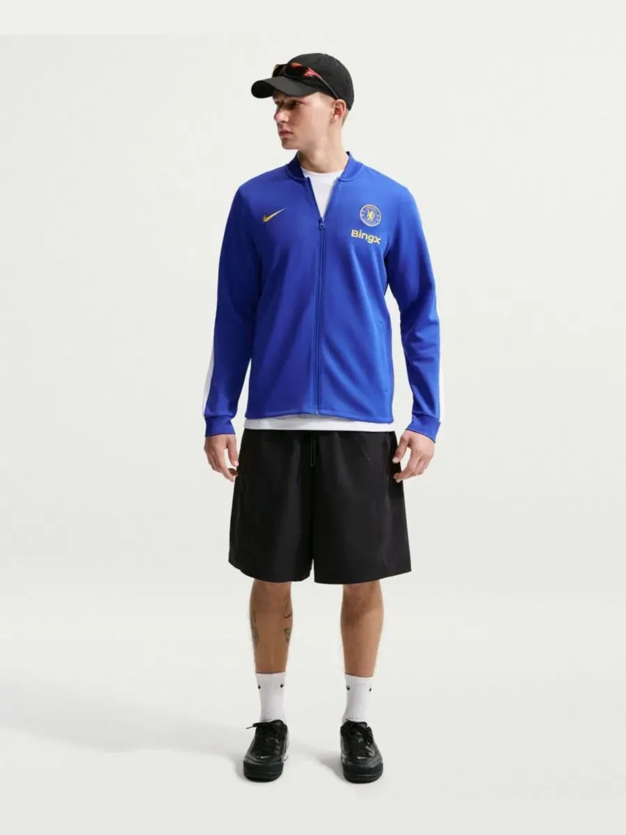 Куртка Nike Chelsea Strike Full-Zip Dri-FIT — изображение 5 из 5, синий