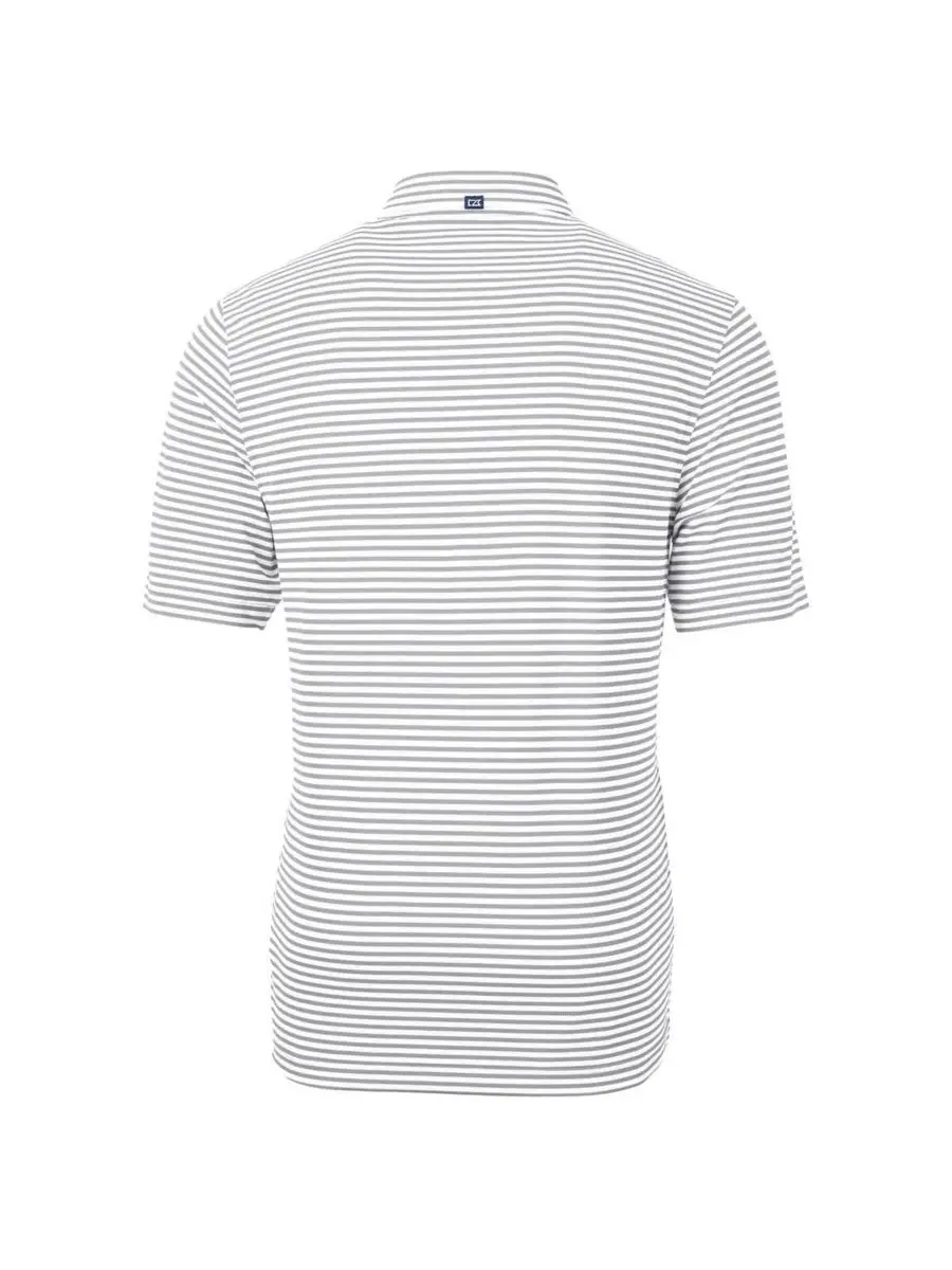 Поло с принтом Throwback Logo Virtue Eco Pique Stripe Cutter & Buck — изображение 4 из 5, оранжевый