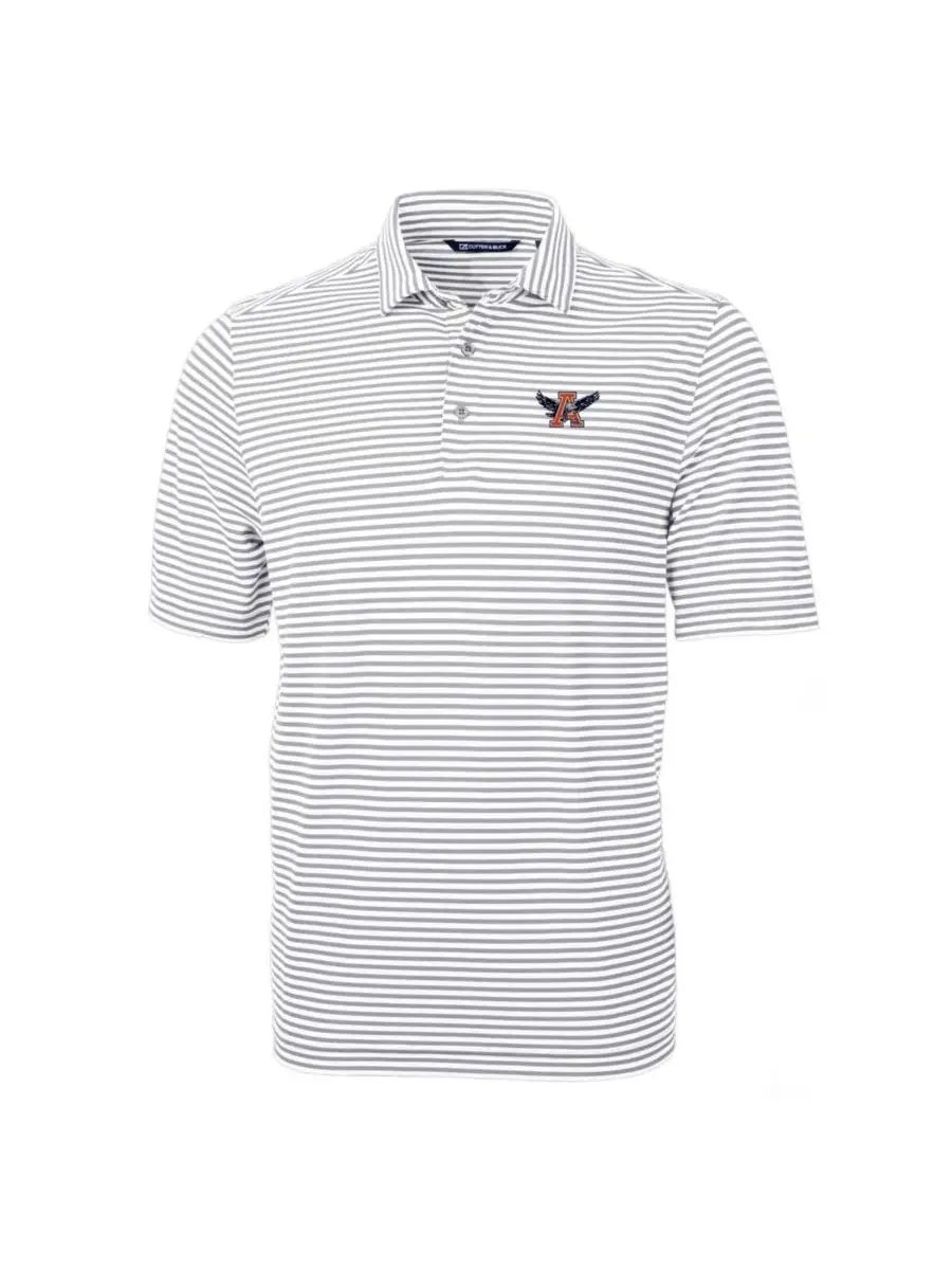 Поло с принтом Throwback Logo Virtue Eco Pique Stripe Cutter & Buck — изображение 5 из 5, оранжевый