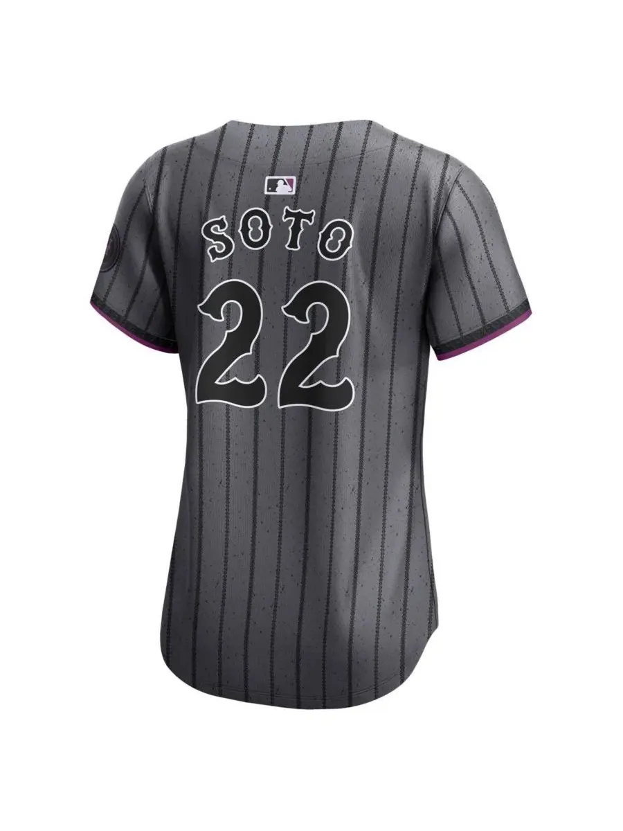 Женская футболка Nike Juan Soto New York Mets City Connect Limited — изображение 3 из 3, серый