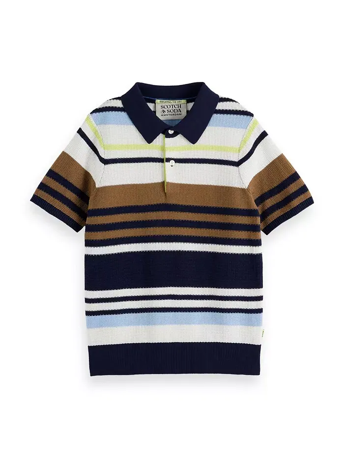 Плотная вязаная поло для мальчиков Little and Big Boys SCOTCH & SODA