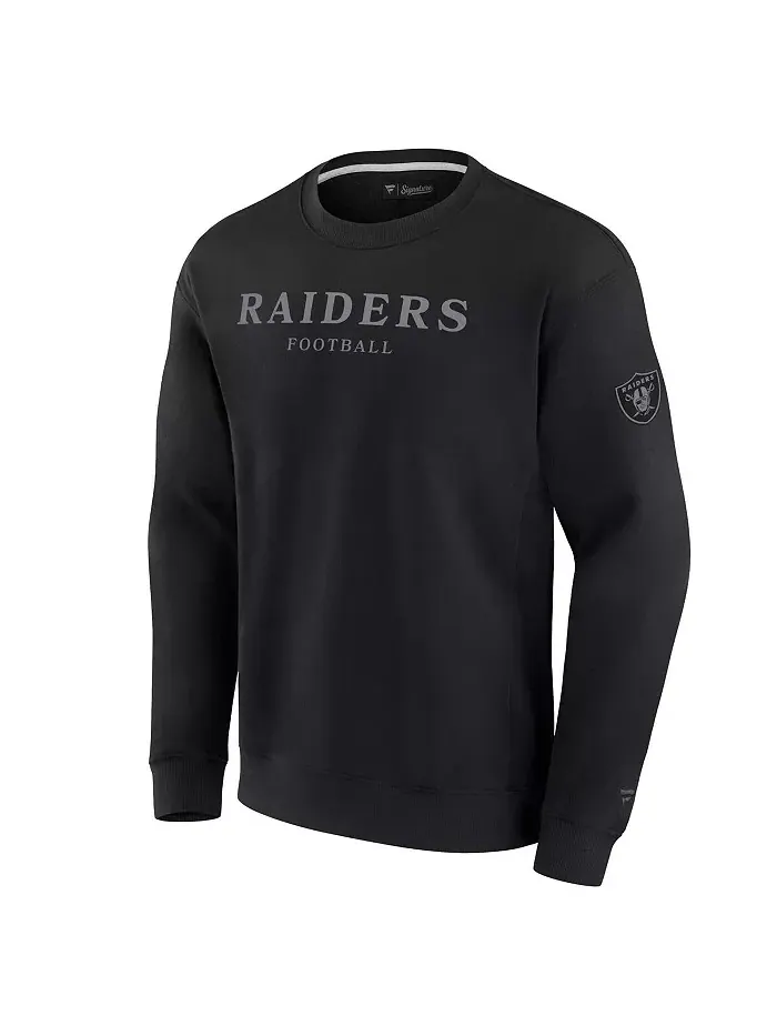 Мужская и женская черная флисовая толстовка Las Vegas Raiders Elements Unlimited Fanatics — изображение 3 из 3