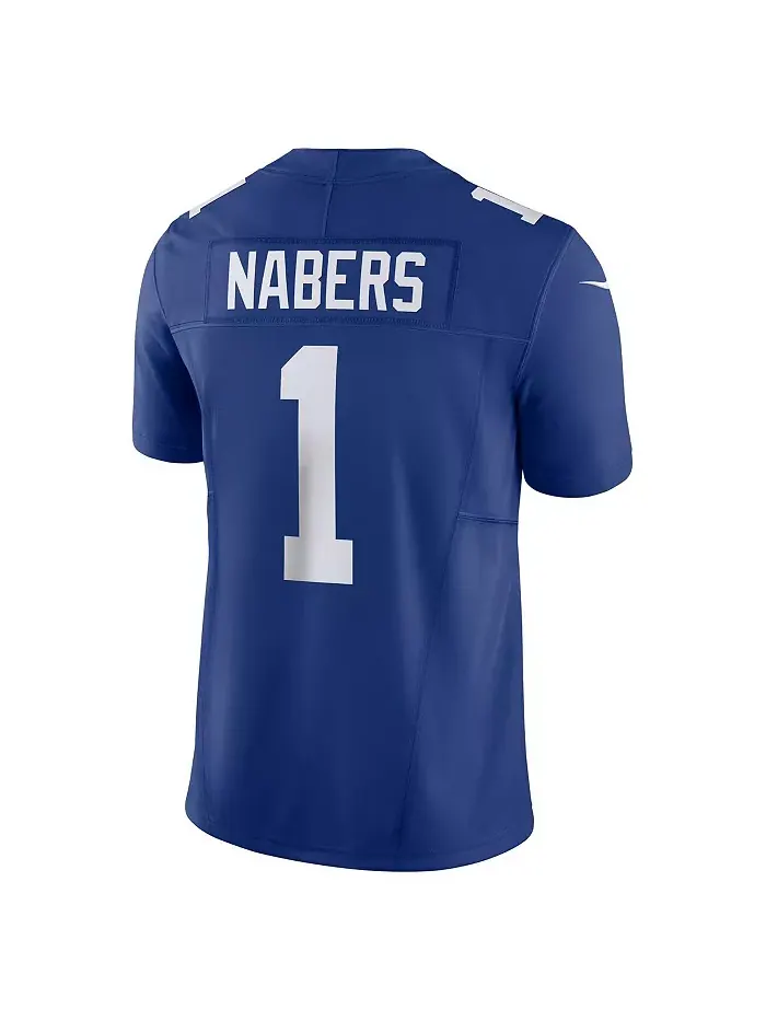 Мужская футболка Malik Nabers Royal New York Giants Vapor F.U.S.E. Limited Nike — изображение 2 из 3