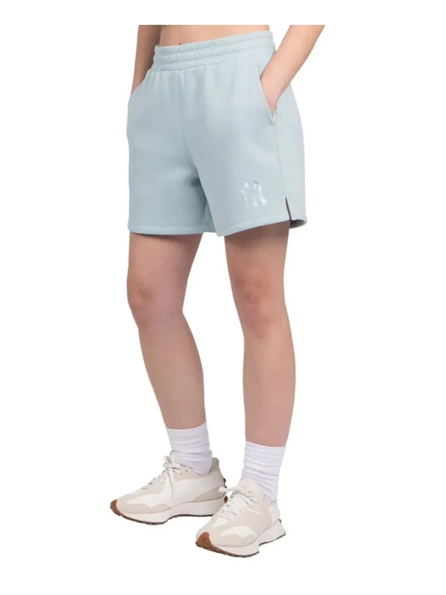 Шорты с высокой посадкой New York Yankees Pastel High Waisted Starter — изображение 1 из 4, мята