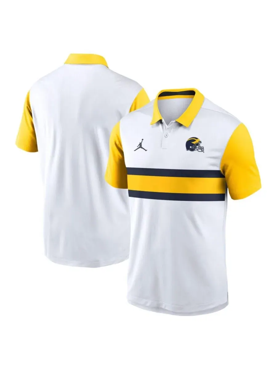 Поло с длинным рукавом Athletic Prep Alt Logo Vapor Dri-FIT Jordan — изображение 1 из 3, белый