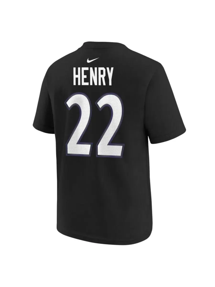 Футболка с длинным рукавом Derrick Henry Name and Number Nike — изображение 2 из 3, черный