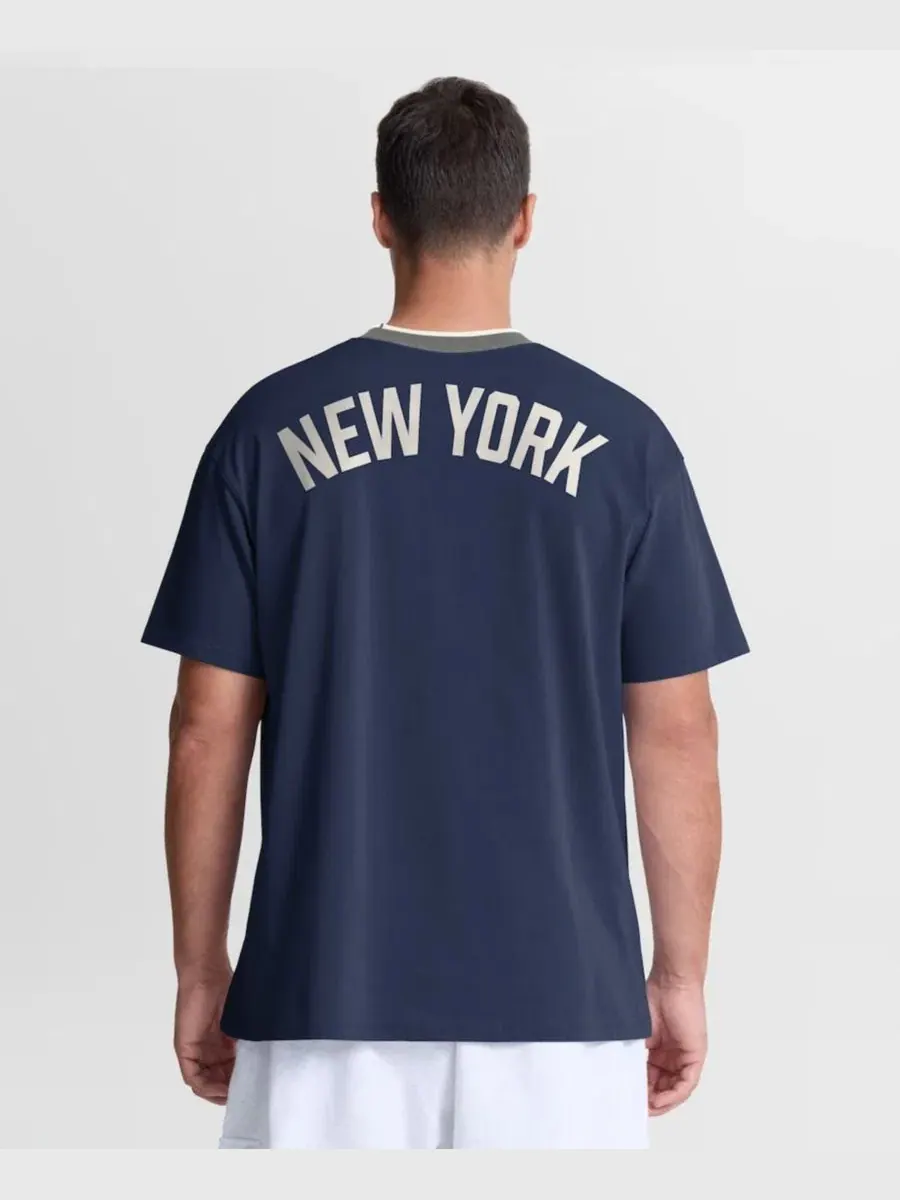 Футболка с коротким рукавом Cooperstown Collection Ringer Nike — изображение 4 из 5, темно-синий