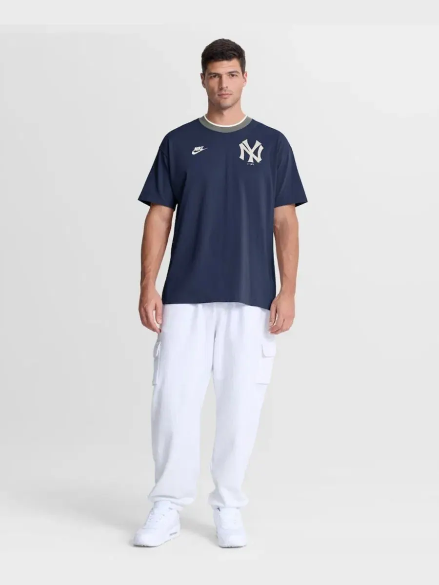 Футболка с коротким рукавом Cooperstown Collection Ringer Nike — изображение 5 из 5, темно-синий