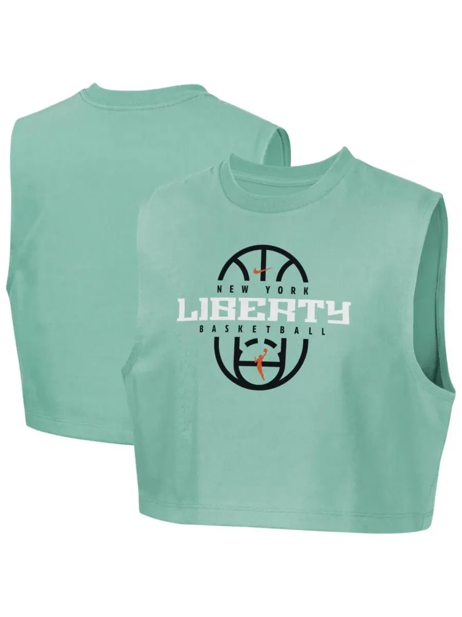 Майка без рукавов New York Liberty 2026 Authentic Practice Nike — изображение 1 из 3, мята