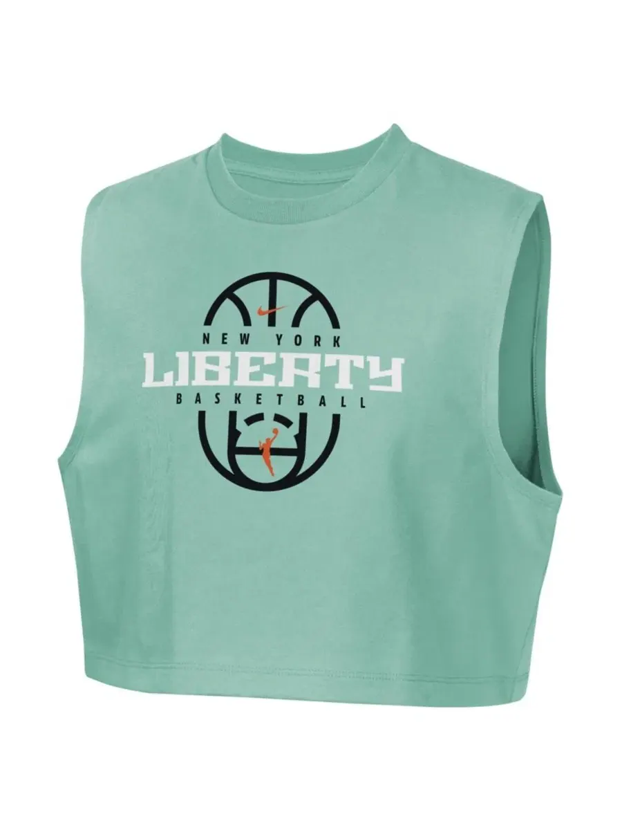 Майка без рукавов New York Liberty 2026 Authentic Practice Nike — изображение 3 из 3, мята