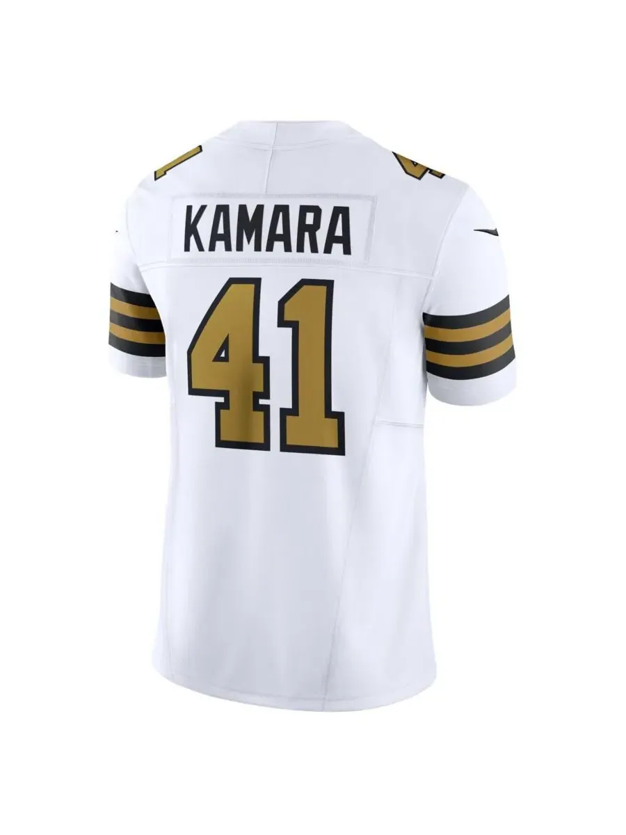Мужская футболка-джерси с длинным рукавом Alvin Kamara Nike — изображение 3 из 3, белый