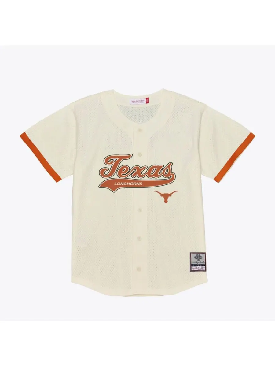 Бейсбольная джерси с пуговицами Mitchell & Ness — изображение 1 из 2, бежевый