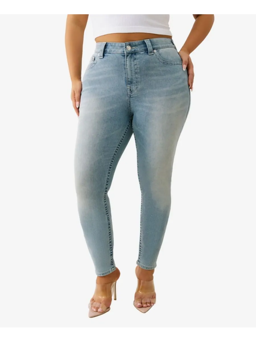 Джинсы Jennie Curvy Skinny Mid Rise Jeans больших размеров True Religion, Peak Spot — изображение 2 из 3