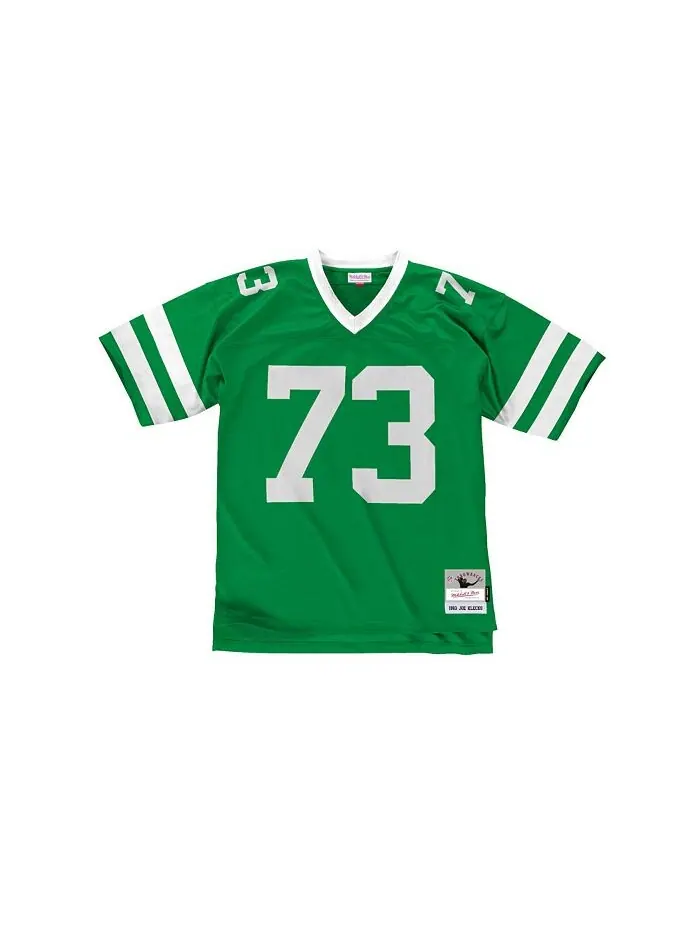 Реплика мужской футболки New York Jets - Джо Клеко Mitchell & Ness — изображение 2 из 2, зеленый