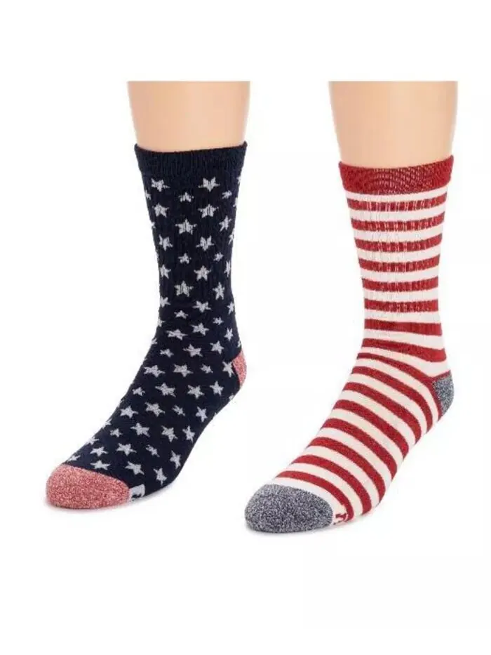 Набор из 2 мужских носков для экипажа MUK LUKS — изображение 2 из 3
