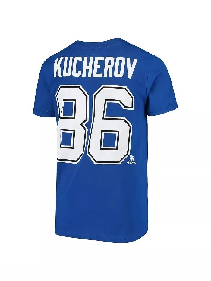 Футболка с именем и номером игрока Big Boys Никита Кучеров из Royal Tampa Bay Lightning Outerstuff — изображение 2 из 3