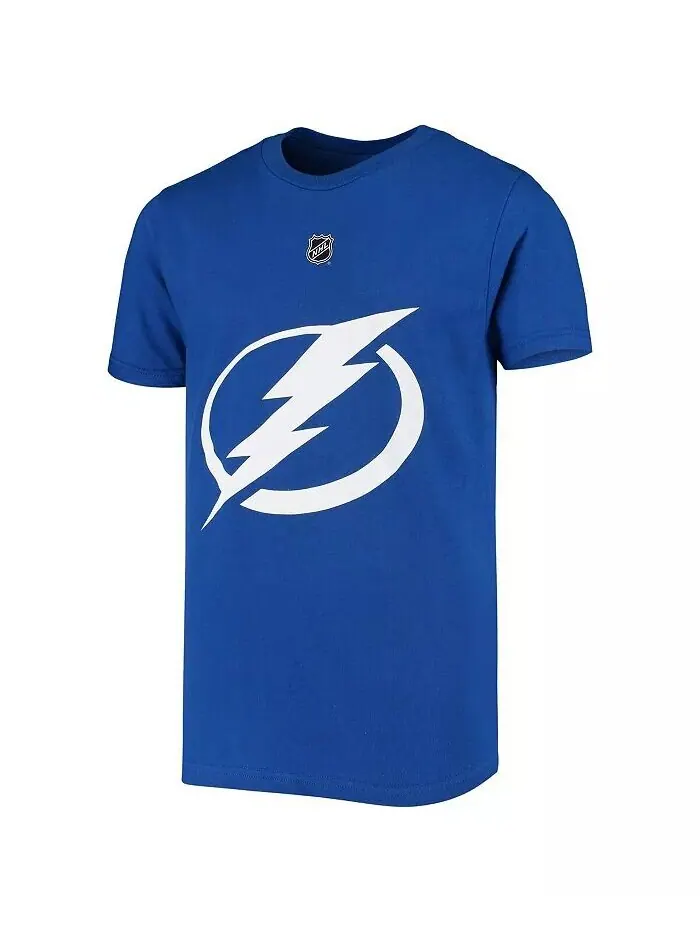 Футболка с именем и номером игрока Big Boys Никита Кучеров из Royal Tampa Bay Lightning Outerstuff — изображение 3 из 3