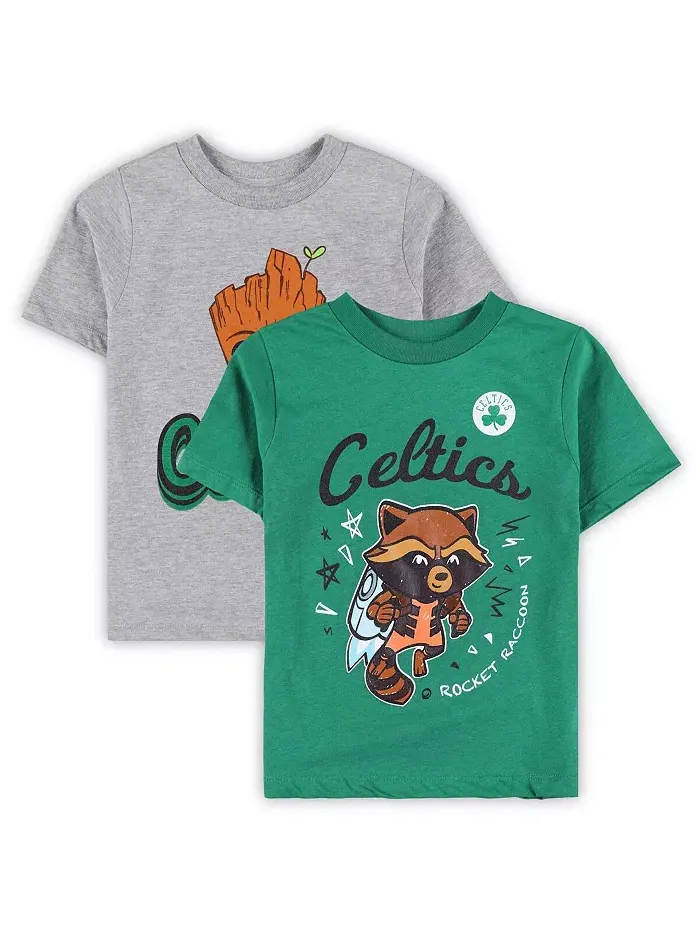 Детский набор из 2 футболок Boston Celtics Guardians Of The Galaxy Outerstuff — изображение 1 из 3