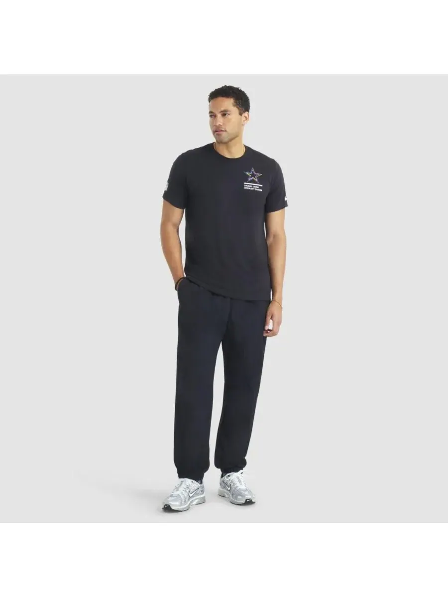 Nike Мужская черная футболка Dallas Cowboys 2025 NFL Crucial Catch Tri-Blend Dri-FIT — изображение 3 из 5, черный